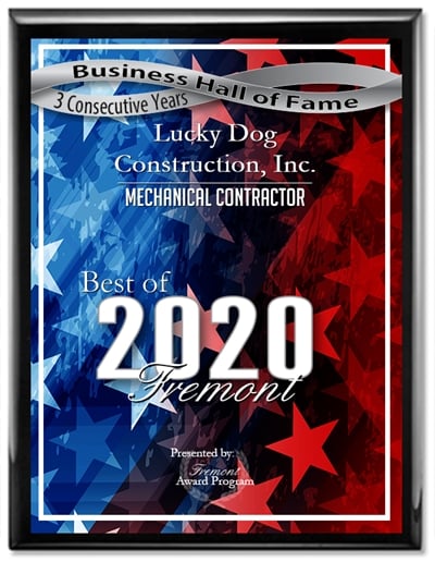 Lucky Dog Construction Wins Best of Fremont Award For Three Consecutive Years